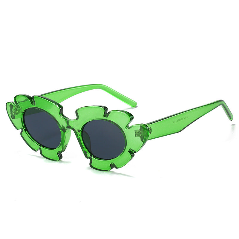 Gafas de sol de PC de crisantemo de gelatina al por mayor